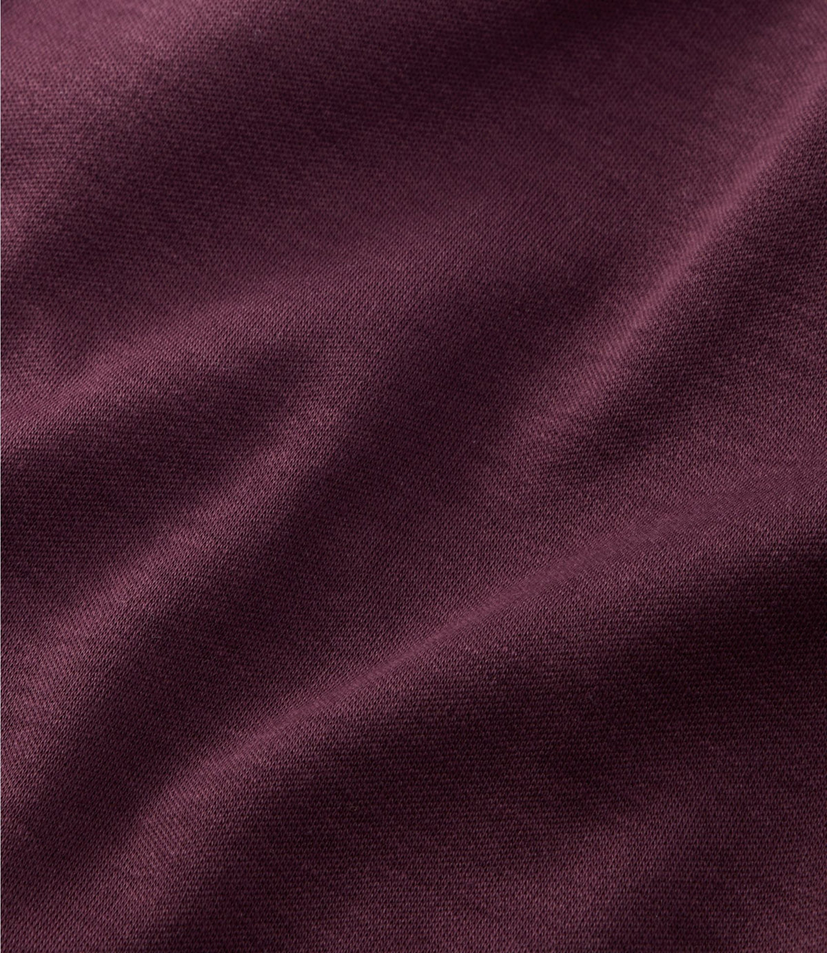 L.L.Bean Women's Pima Cotton Tee, Long-Sleeve Open V-Neck Bordeaux