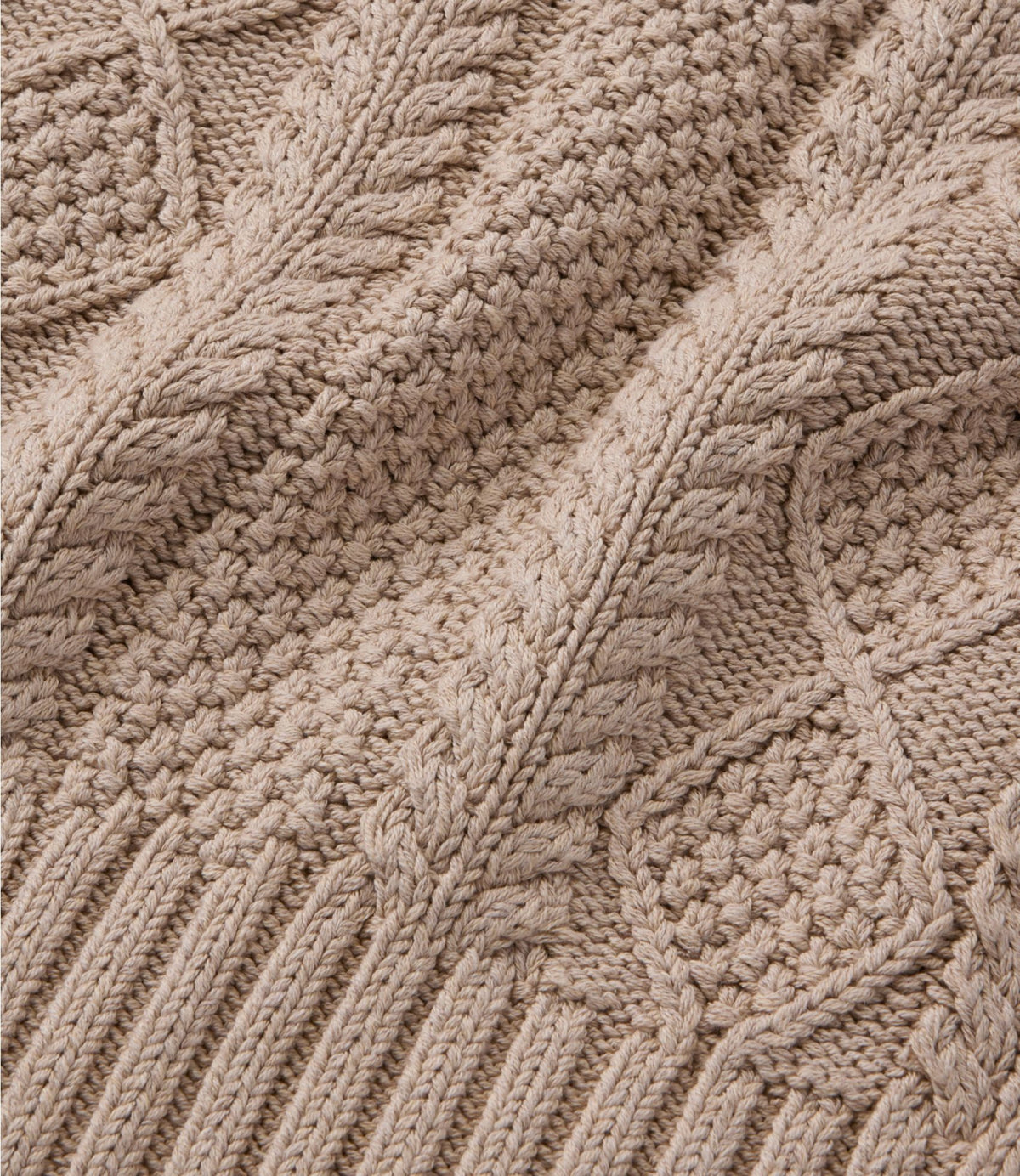 L.L.Bean Women's Signature Cotton Fisherman Sweater, Mockneck Forest Shade