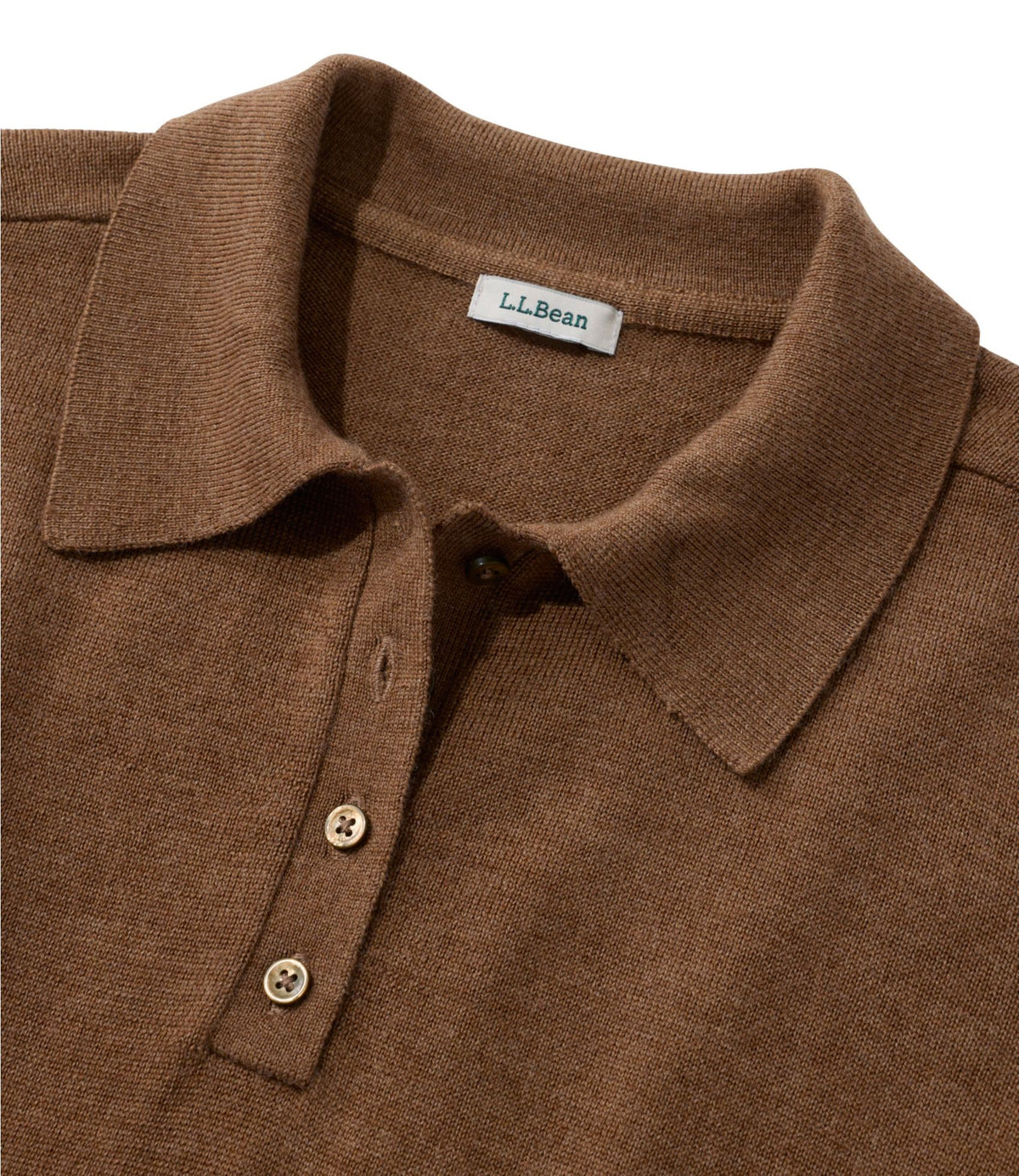 L.L.Bean Women's Essential Merino Wool Sweater, Polo Classic Navy