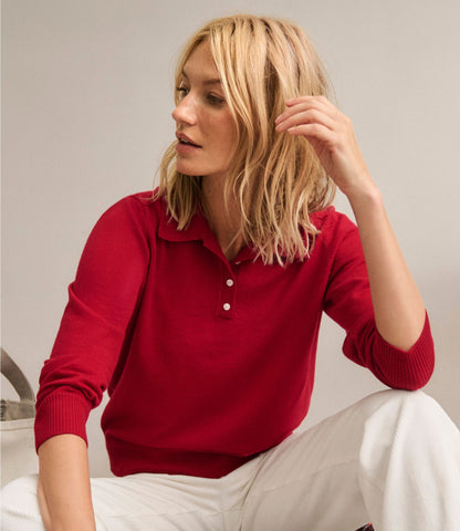 L.L.Bean Women's Essential Merino Wool Sweater, Polo Classic Navy