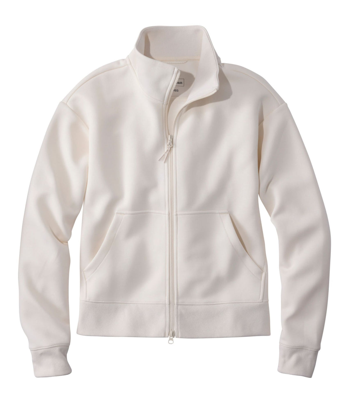 L.L.Bean Women's Multisport Full-Zip Sweatshirt Bone