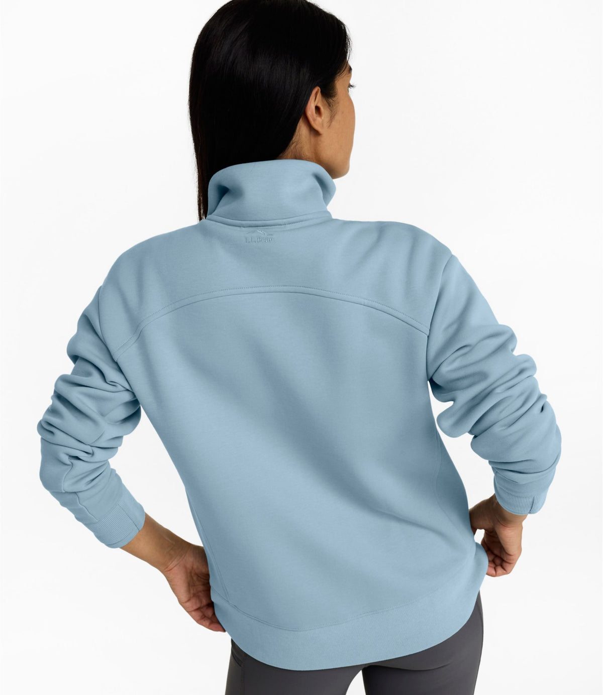 L.L.Bean Women's Multisport Full-Zip Sweatshirt Bone