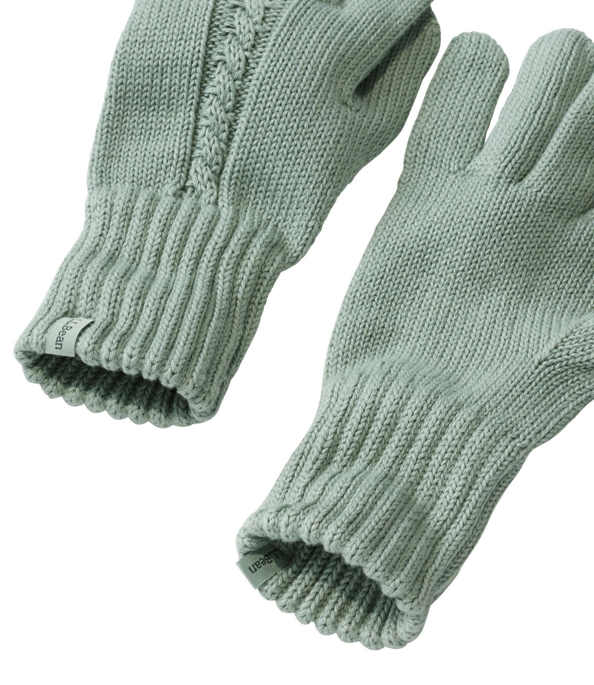 L.L.Bean Women's Double L® Cable Gloves Classic Navy