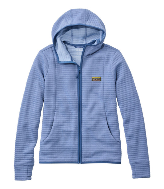 L.L.Bean Women's Airlight Grid Full-Zip Jacket Deep Lake Heather