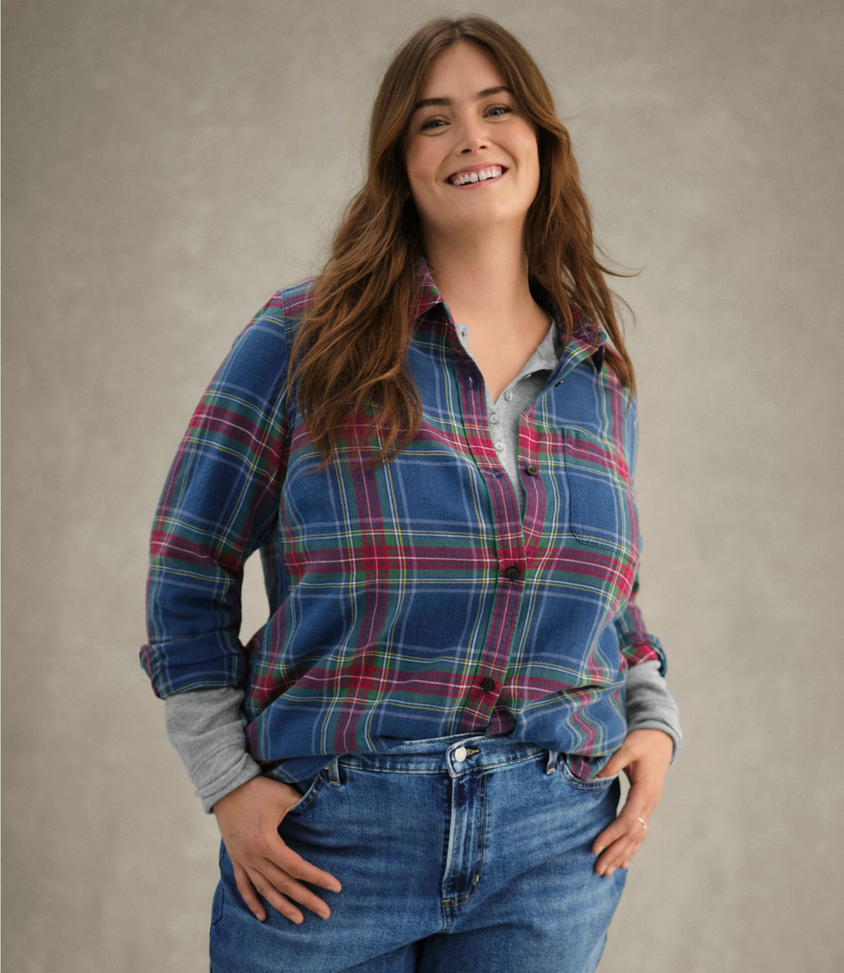 L.L.Bean Women's Sunwashed Twill Shirt Bright Indigo