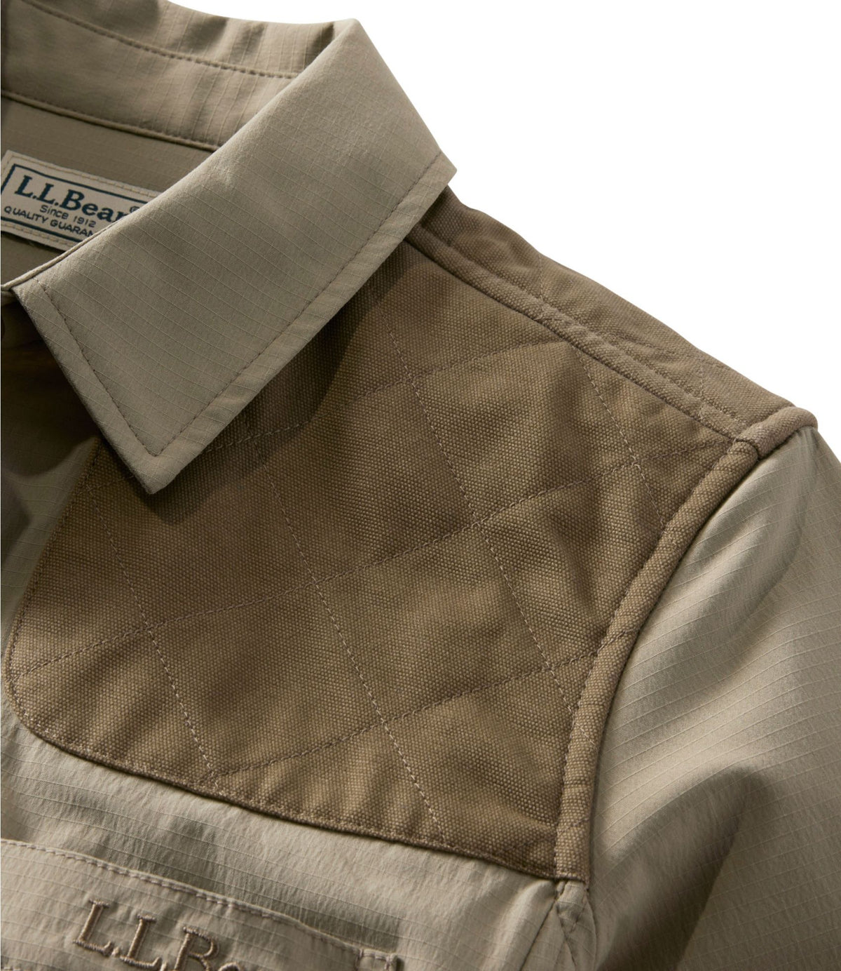 L.L.Bean Women's Stretch Upland Field Shirt Light Olive/Field Olive