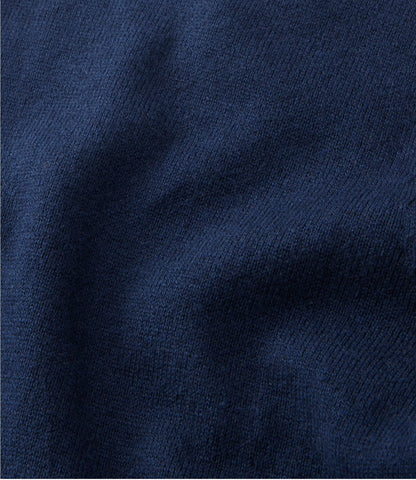 L.L.Bean Women's Cotton/Cashmere Sweater, Turtleneck Classic Navy