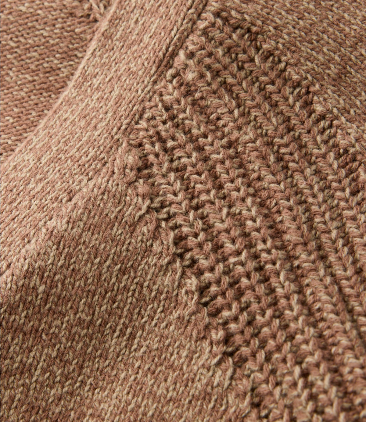 L.L.Bean Women's Mariner Shaker Sweater, V-Neck Cardigan Bordeaux/Fig Marl