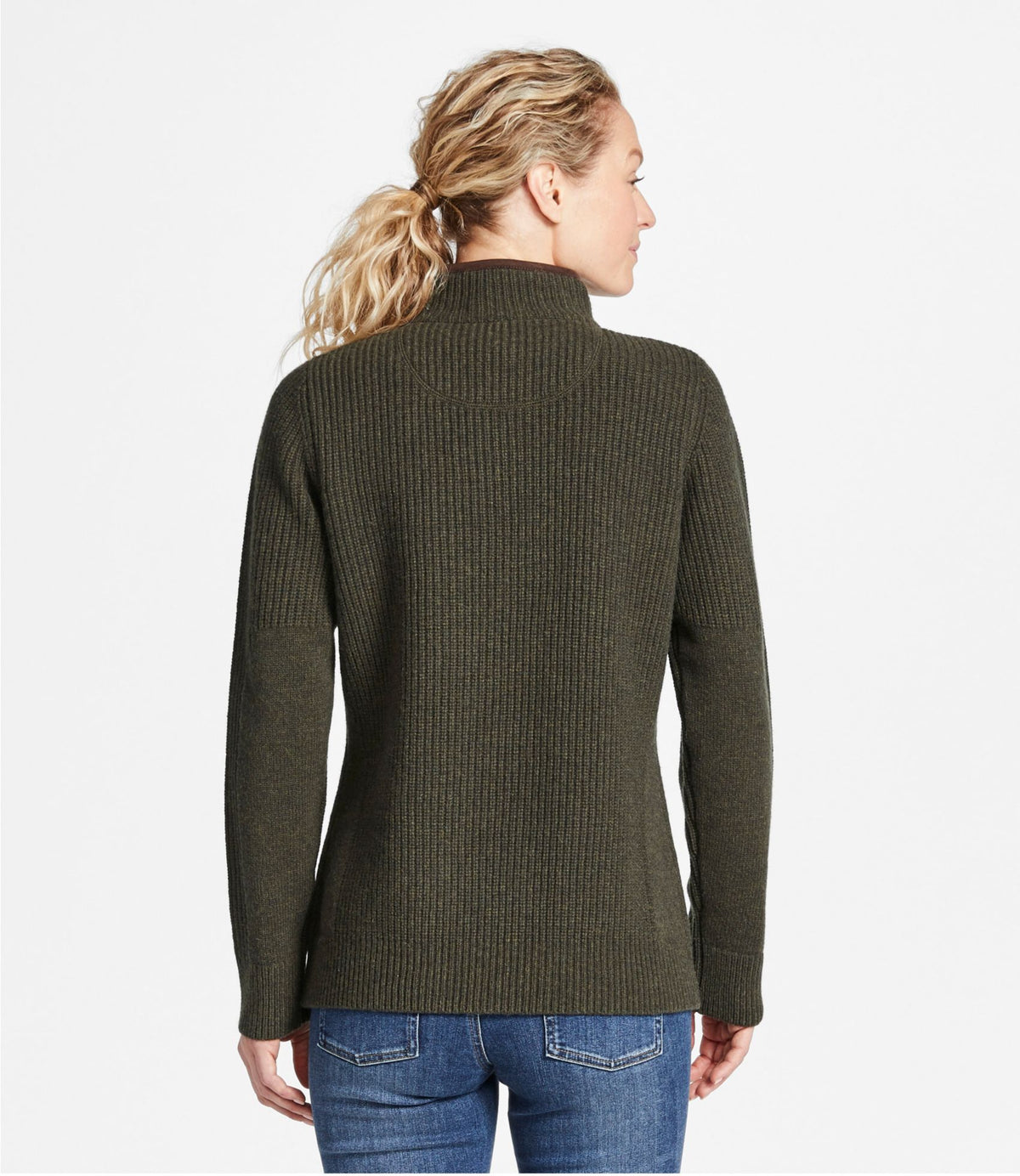 L.L.Bean Women's Waterfowl Sweater Dark Cinder
