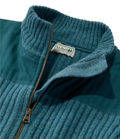 L.L.Bean Women's Commando Sweater, Full-Zip Dark Cinder