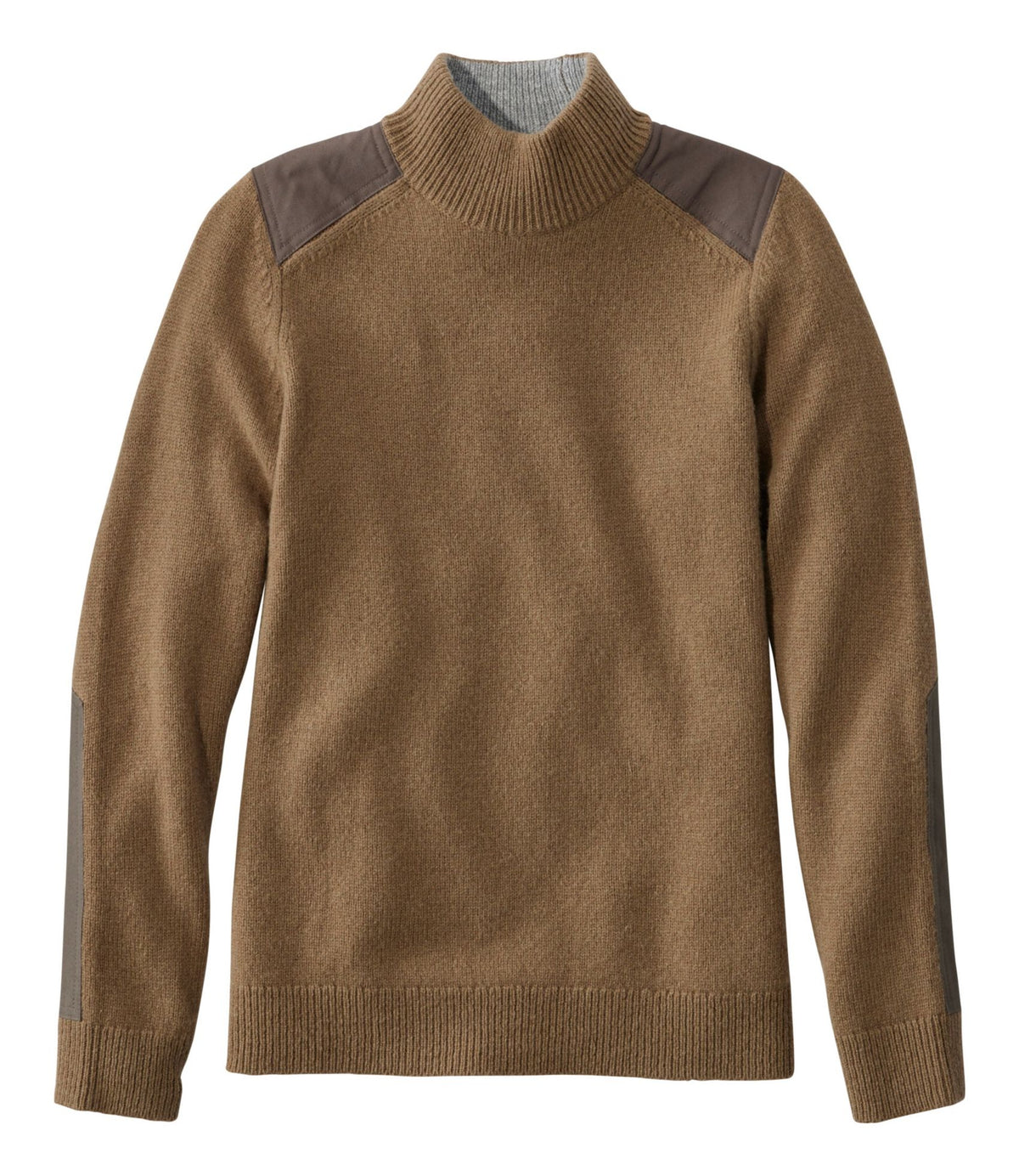L.L.Bean Women's Maine Guide Lightweight Lambswool Sweater Soft Khaki