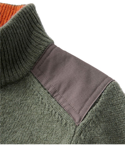 L.L.Bean Women's Maine Guide Lightweight Lambswool Sweater Soft Khaki
