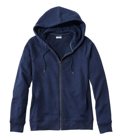 L.L.Bean Women's Peaks Island Full-Zip Hoodie Classic Navy