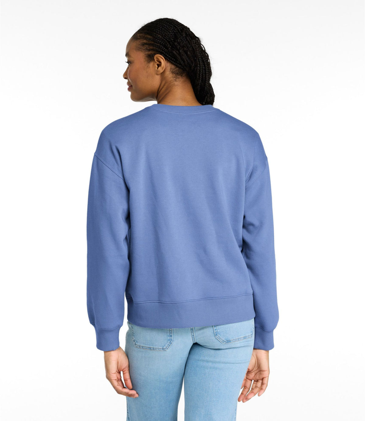 L.L.Bean Women's Essential Sweatshirt, Crewneck Logo