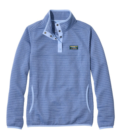 L.L.Bean Women's Airlight Knit Pullover Deep Lake Heather