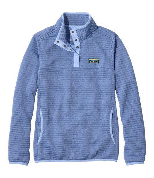 L.L.Bean Women's Airlight Knit Pullover Deep Lake Heather