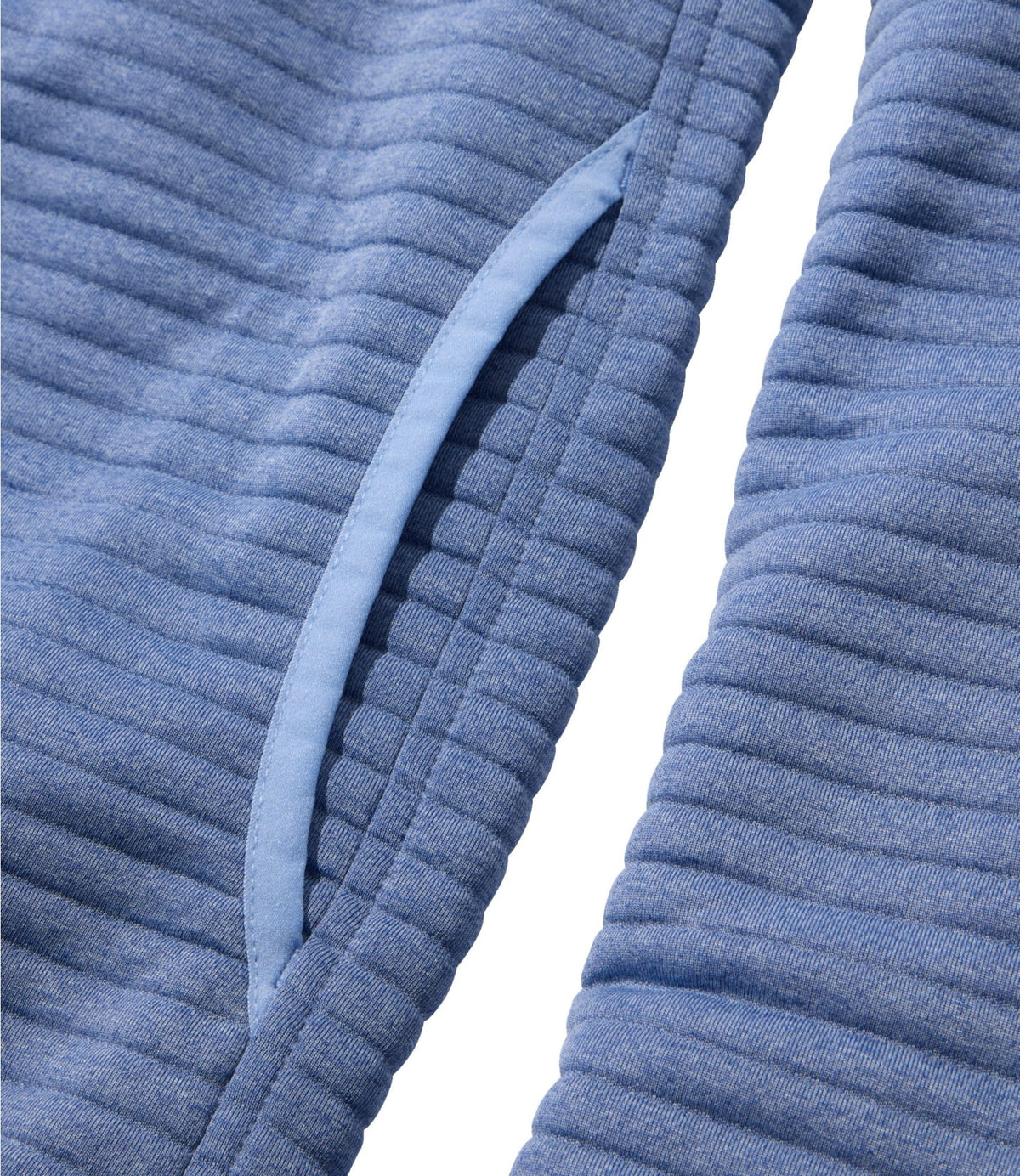L.L.Bean Women's Airlight Knit Pullover Deep Lake Heather