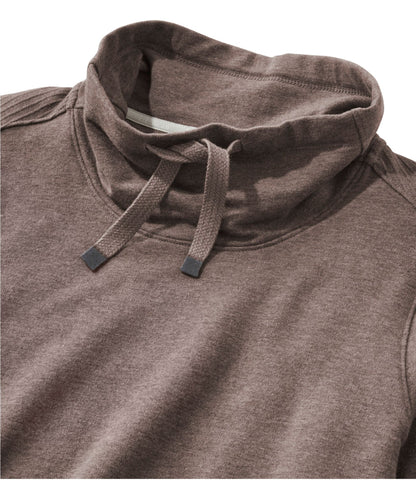 L.L.Bean Women's L.L.Bean Cozy Mixed-Knit Pullover Dark Cinder Heather