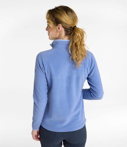 L.L.Bean Women's All Season Access Fleece Pullover Deep Lake