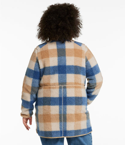 L.L.Bean Women's Bean's Sherpa Fleece Coat, Print