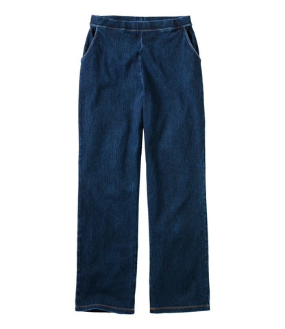L.L.Bean Women's Perfect Fit Pants, Denim Straight-Leg Indigo Denim