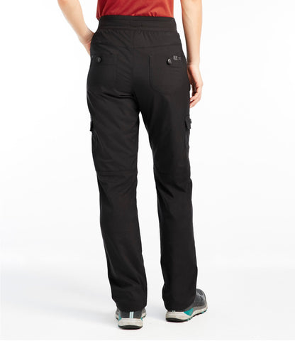 L.L.Bean Women's Vista Camp Pants, Straight-Leg Fleece-Lined Dark Taupe