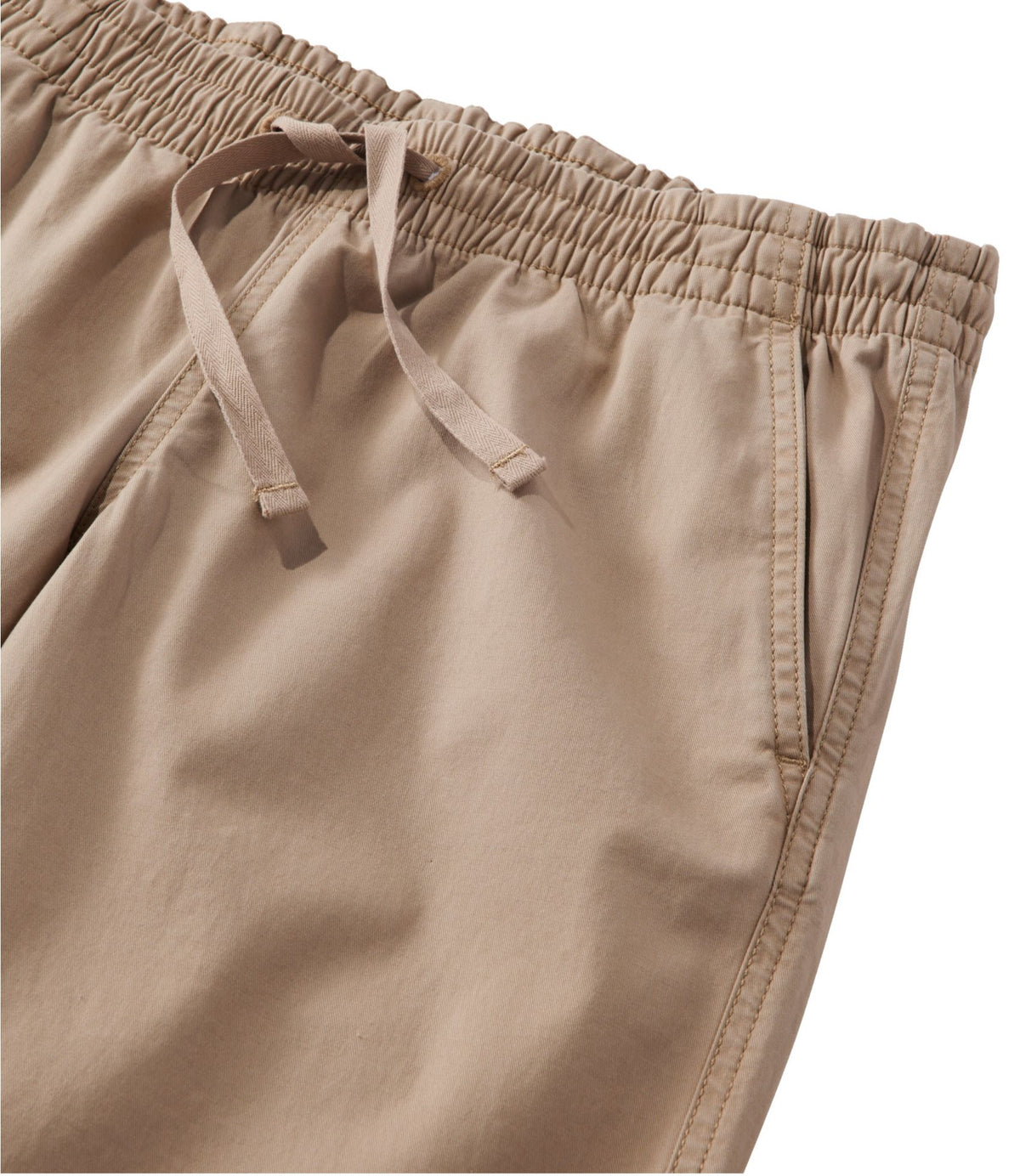 L.L.Bean Lakewashed Pull-on Chinos, Mid-Rise Wide-Leg Coal Dust