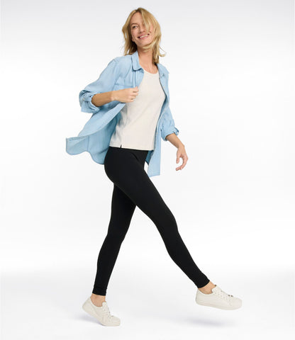 L.L.Bean Women's Perfect Fit Pants, Leggings Classic Navy
