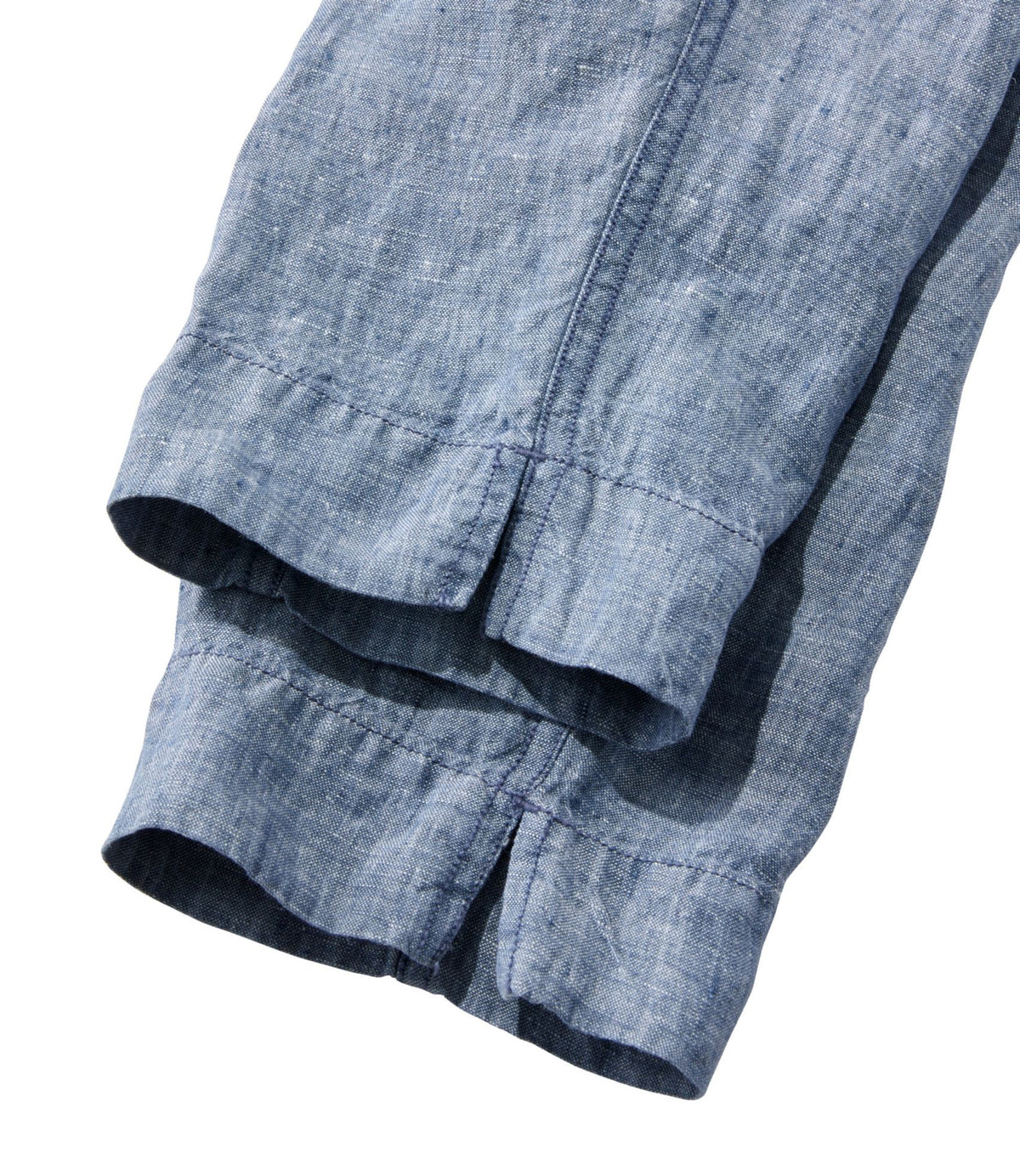L.L.Bean Women's Premium Linen Pull-On Ankle Pants, Mid-Rise Tapered-Leg Bright Mariner
