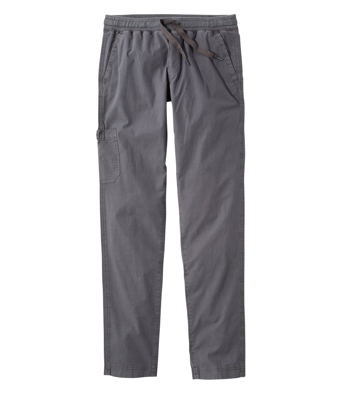 L.L.Bean Women's Stretch Ripstop Pull-On Pants, Slim-Leg Alloy Gray