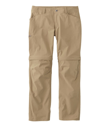 L.L.Bean Women's No Fly Zone Zip-Off Pants, Mid-Rise Briar