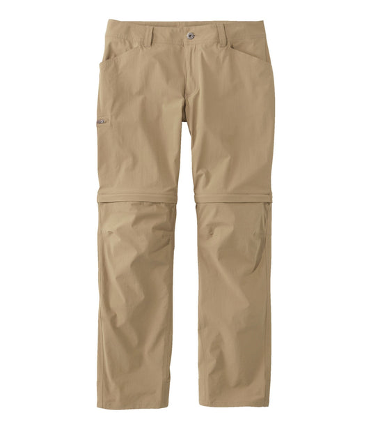 L.L.Bean Women's No Fly Zone Zip-Off Pants, Mid-Rise Briar
