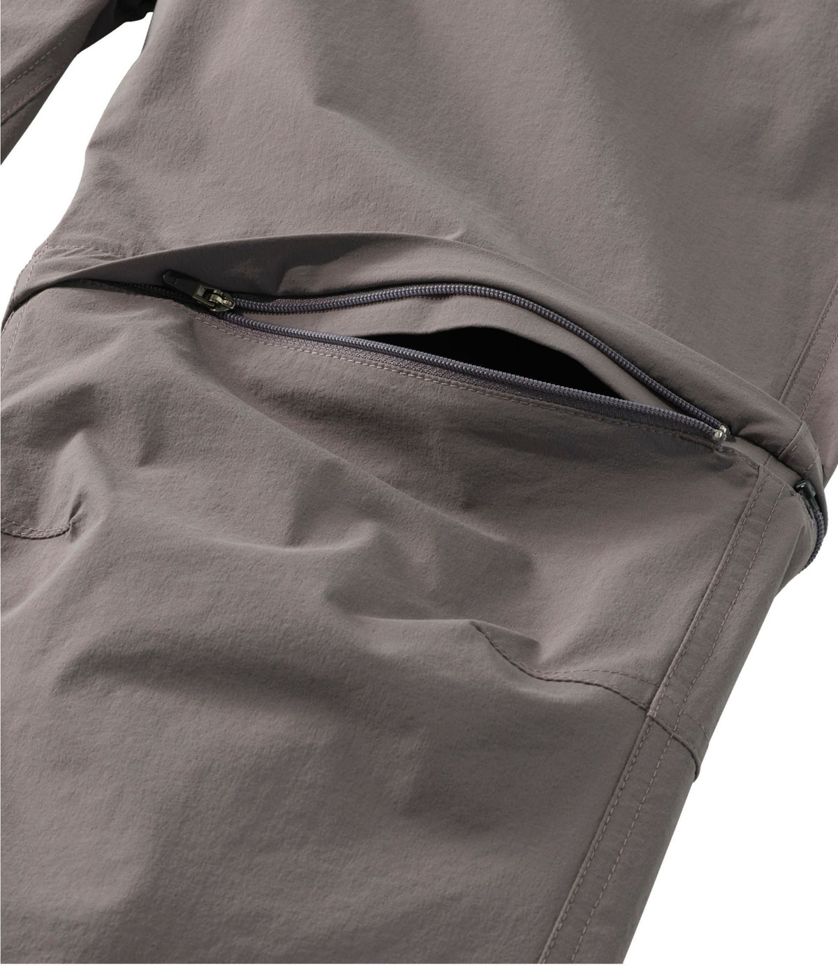 L.L.Bean Women's No Fly Zone Zip-Off Pants, Mid-Rise Briar