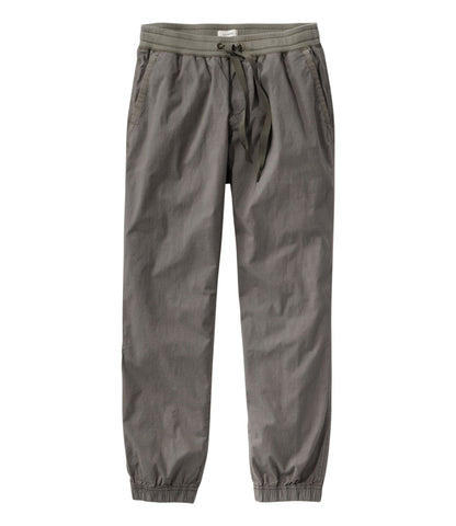 L.L.Bean Women's Stretch Ripstop Pull-On Pants, Slim-Leg Jogger Dark Taupe