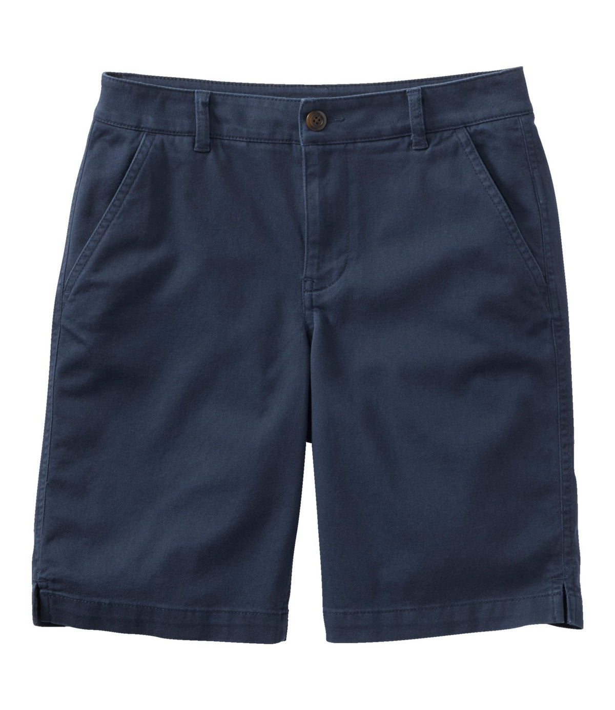 L.L.Bean Women's Comfort Stretch Shorts, Chino Bermudas 9" Classic Navy