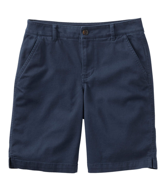 L.L.Bean Women's Comfort Stretch Shorts, Chino Bermudas 9" Classic Navy