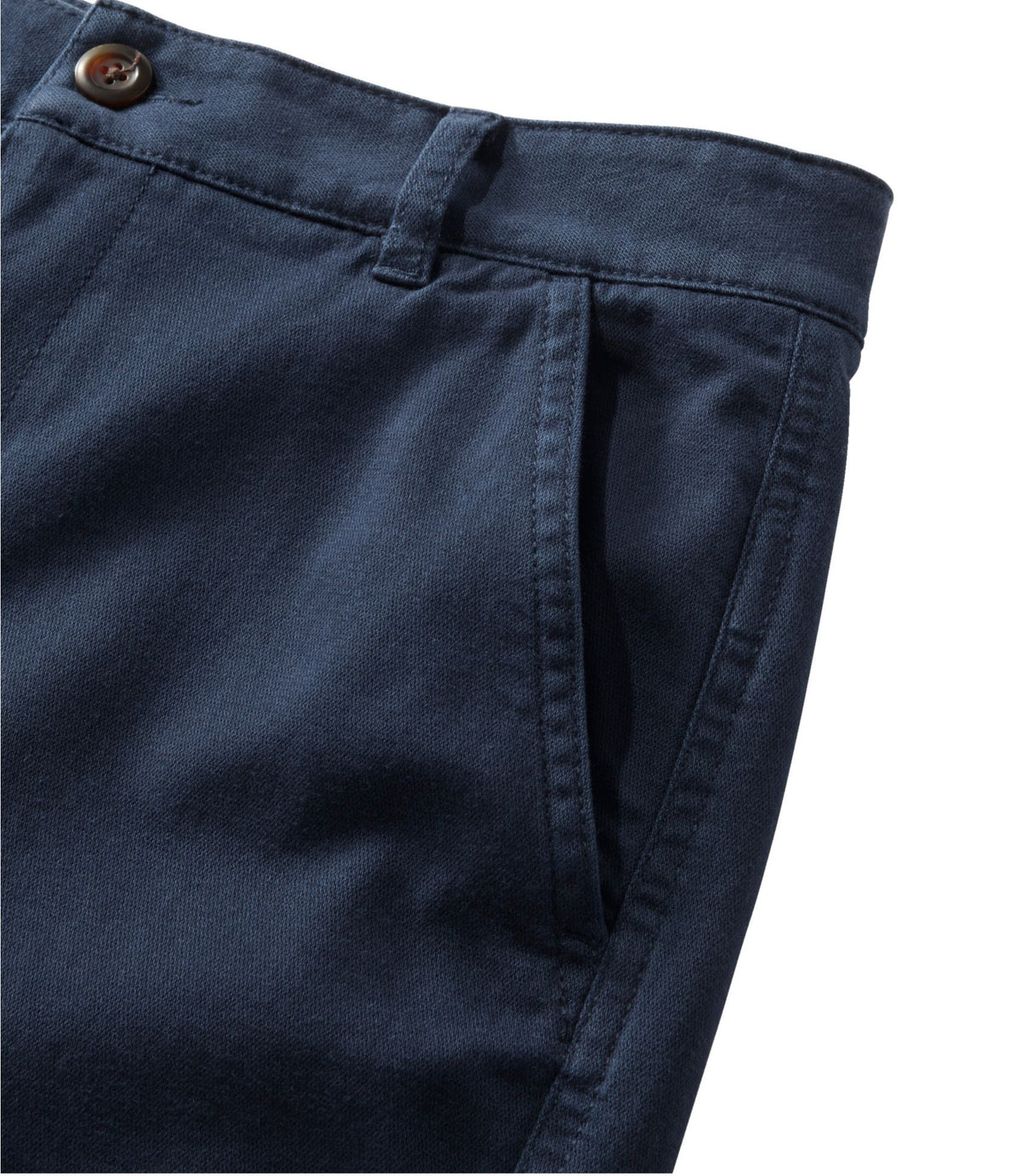 L.L.Bean Women's Comfort Stretch Shorts, Chino Bermudas 9" Classic Navy