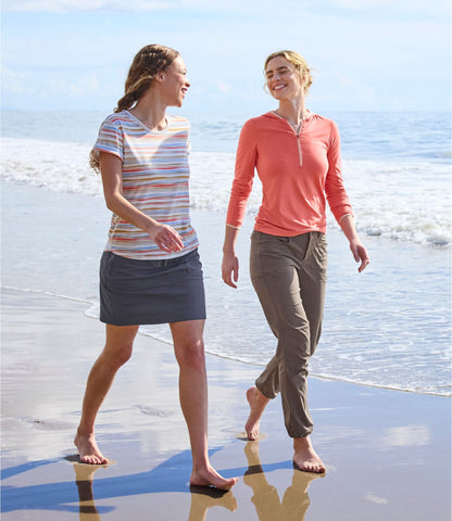 L.L.Bean Women's Vista Camp Skort Nautical Navy