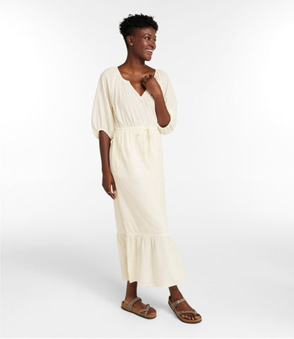 L.L.Bean Women's Signature Castine Cotton Popover Dress