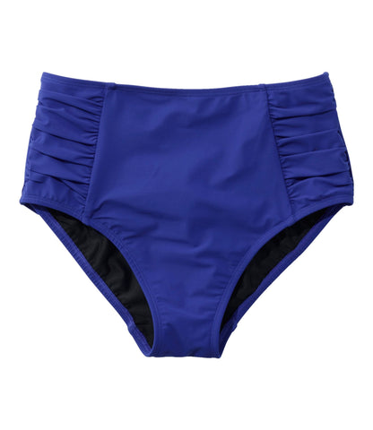 L.L.Bean Women's Shaping Swimwear, High-Waist Brief Cobalt