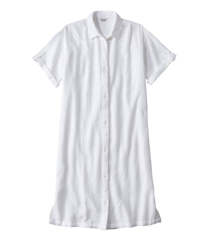 L.L.Bean Women's Cloud Gauze Midi Dress