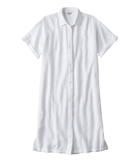L.L.Bean Women's Cloud Gauze Midi Dress