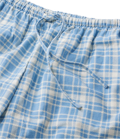 L.L.Bean Women's Cozy PJ Set Faded Sage Plaid