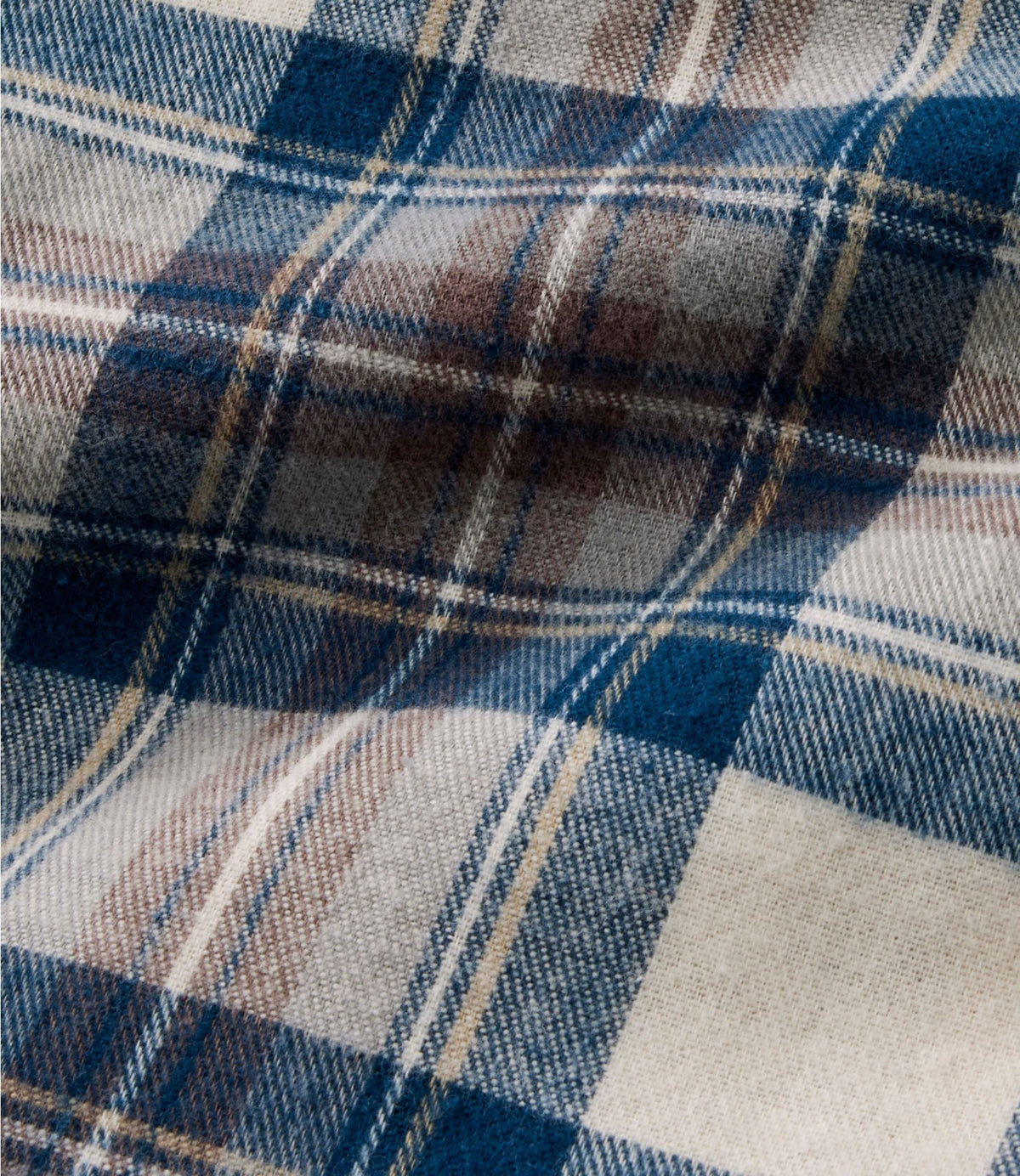 L.L.Bean Women's Scotch Plaid Flannel Robe Bean of Freeport Green