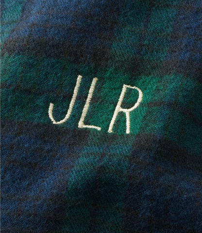 L.L.Bean Women's Scotch Plaid Flannel Robe Bean of Freeport Green