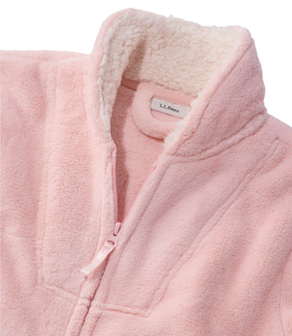 L.L.Bean Women's Wicked Plush Robe, Full-Zip Washed Orchid Plaid