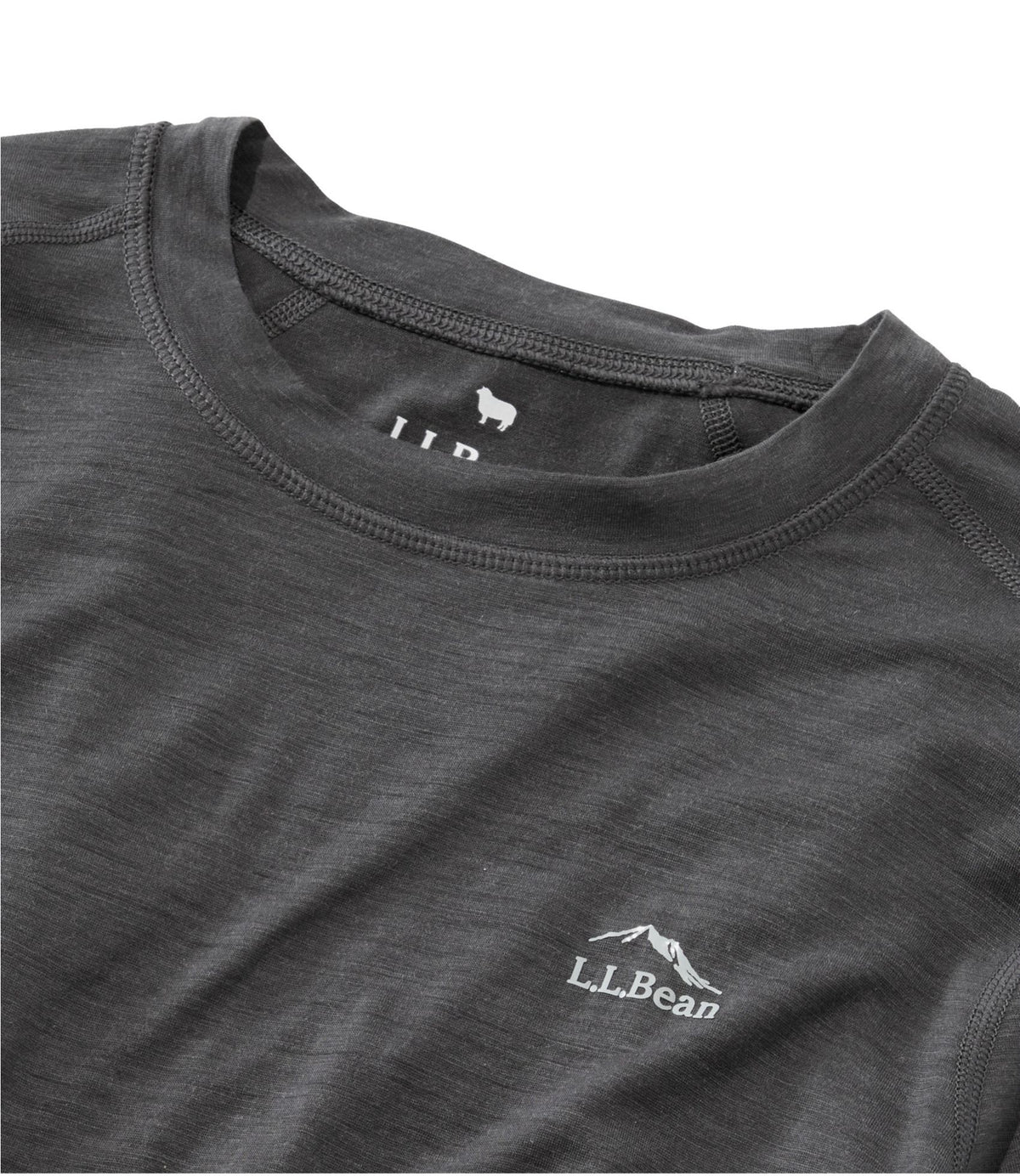 L.L.Bean Women's Cresta Ultralight 150 Crew Top Alloy Gray