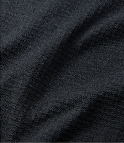 L.L.Bean Women's L.L.Bean Midweight Base Layer Crew Top, 1/4 Zip Carbon Navy