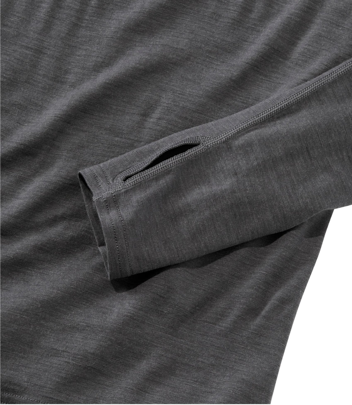 L.L.Bean Women's Cresta Wool Ultralight 150 Base Layer, Hoodie Alloy Gray