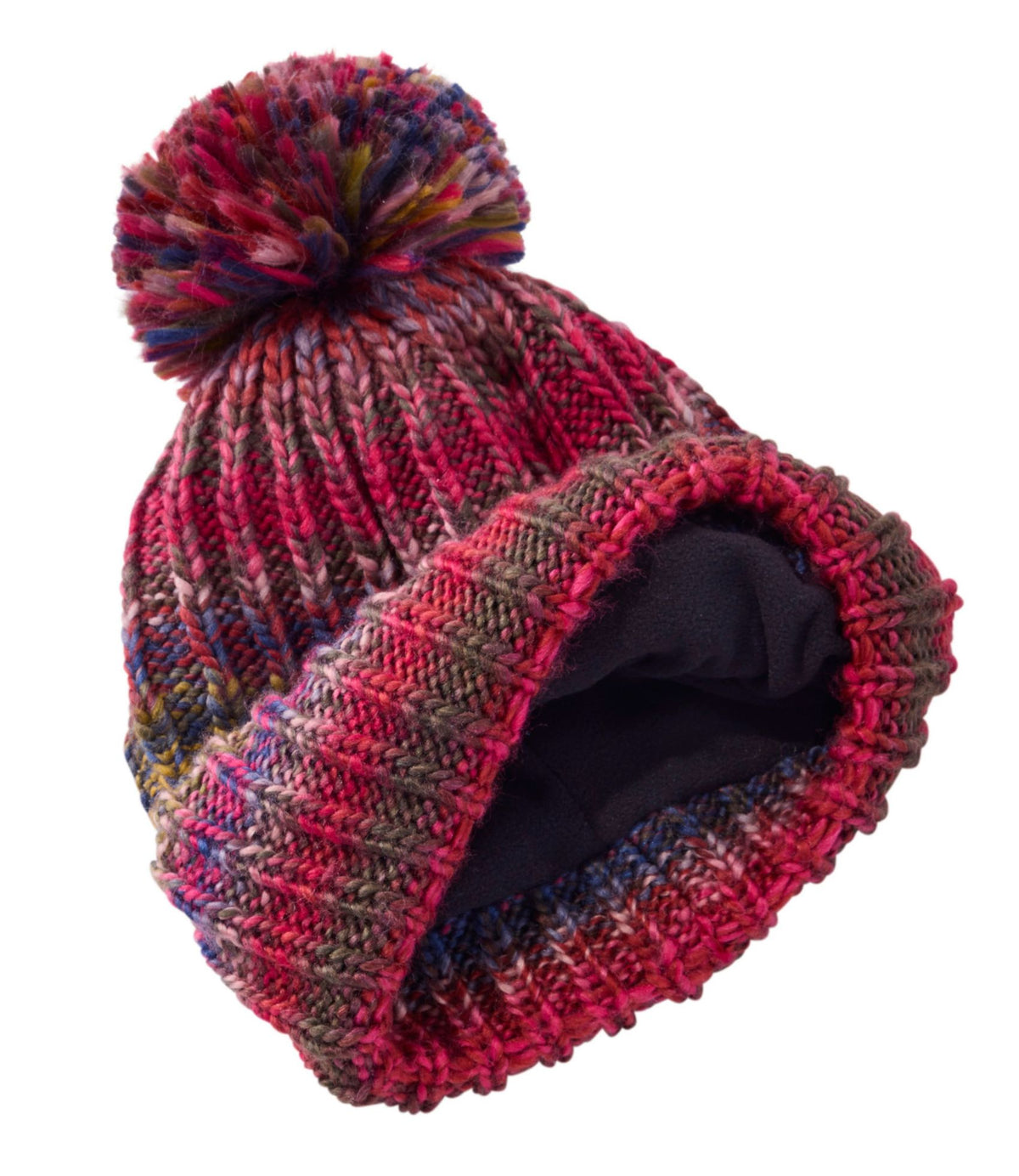 L.L.Bean Women's Pistil Birdie Pom Hat Berry